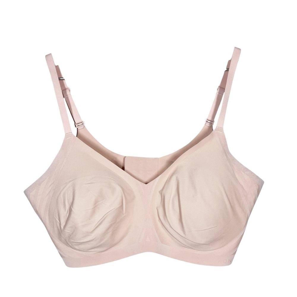 Honeylove Womens Silhouette Bra in Blush Size XL Adjustable Straps